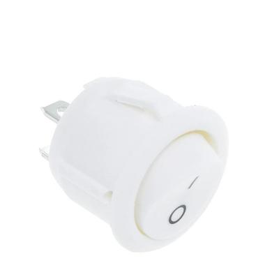 Button Switch Round Snap-in Toggle Switch 2 Pin Plastic Car Auto Boat Switches Rocker Boat Switch Car Auto Boat