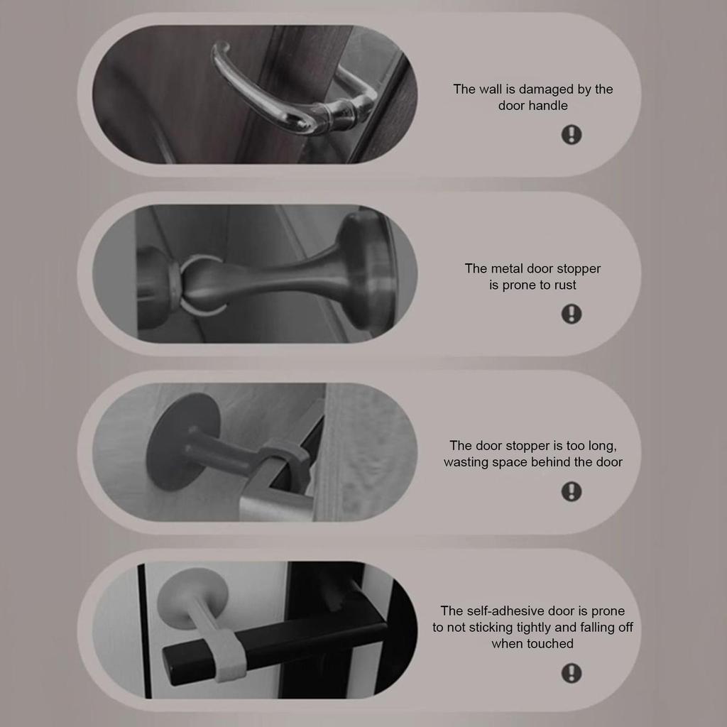 Silikon Türstopper Wand Weicher Silikon Schutz Türknauf Stopper Ohne Bohren Türpuffer Stopper Möbelschutz