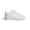 Adidas Originals Team Court El I Low Top Casual Sneakers Baby Sneakers White EF6827