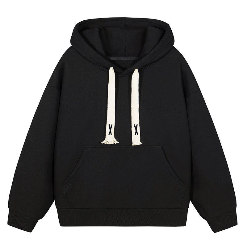 2025 Autumn/Winter Unisex Loose Casual Henley Hoodie Jacket