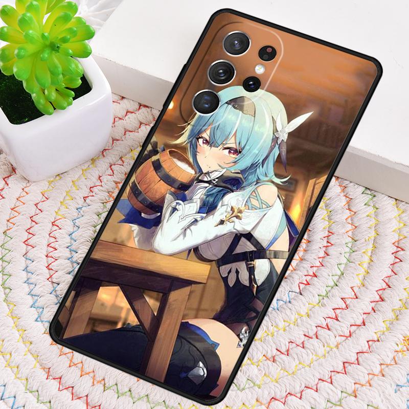 Genshin Impact Eula Game Silicone Phone Case For Samsung Galaxy Note 10 Pro S26 S25 S24 S23 S22 S21 Plus S25Ultra Capa Cover
