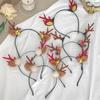 Cute Rudolph Christmas Hairband Headband with Horn Band