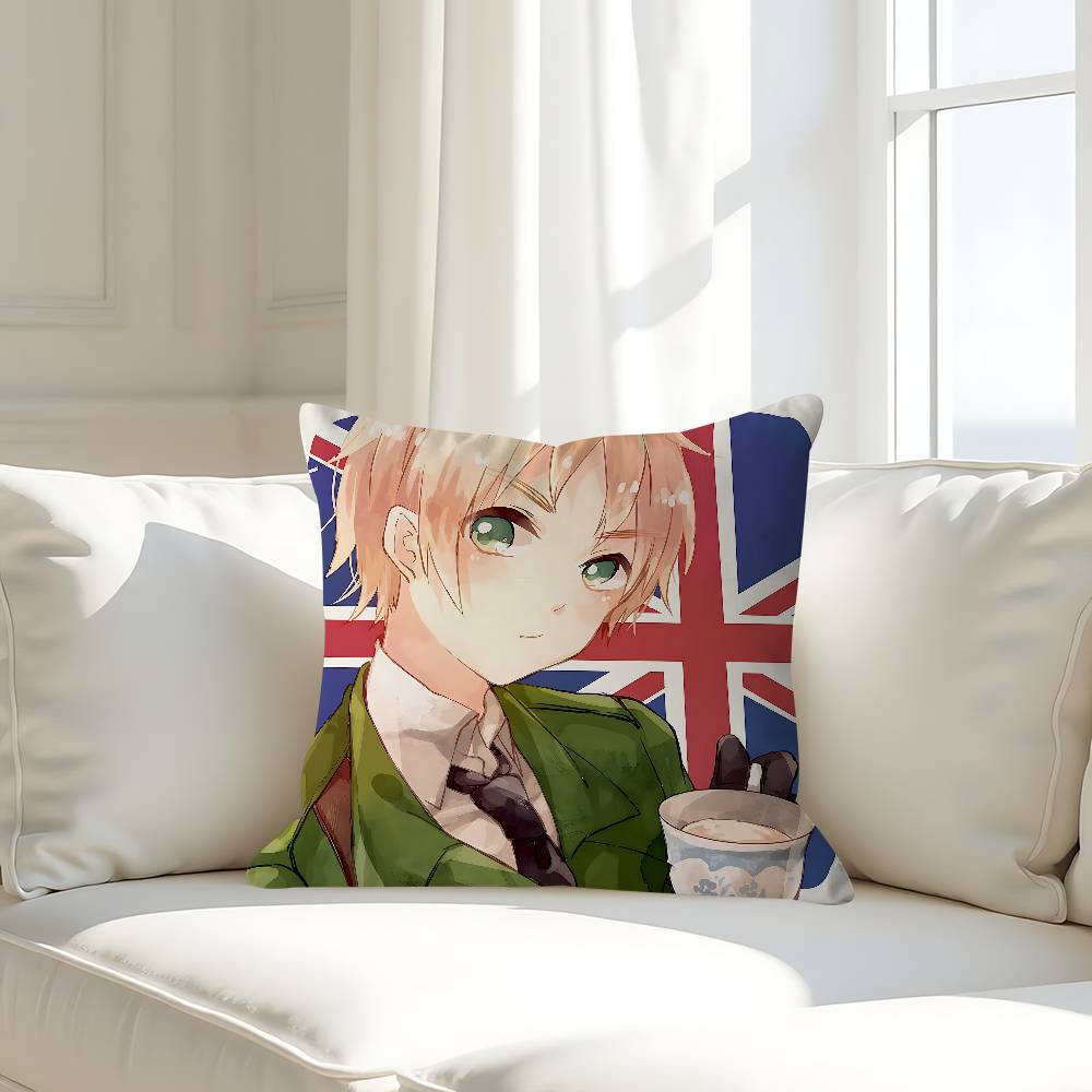 H-Hetalia World Stars Personalisierter Kissenbezug Kinderzimmer Wilde Party Deko Kissenbezug Kinder Geburtstag Dusche Geschenk