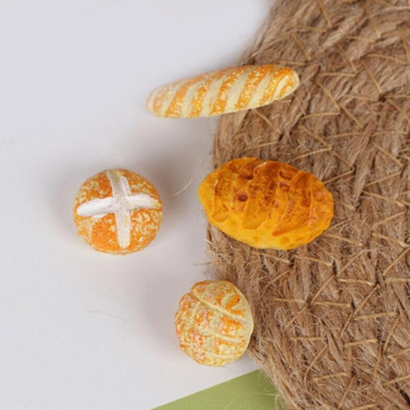 Realistic Mini Bread Replicas For Dollhouses Kitchen Accessories Bakery Display Miniature Scenes