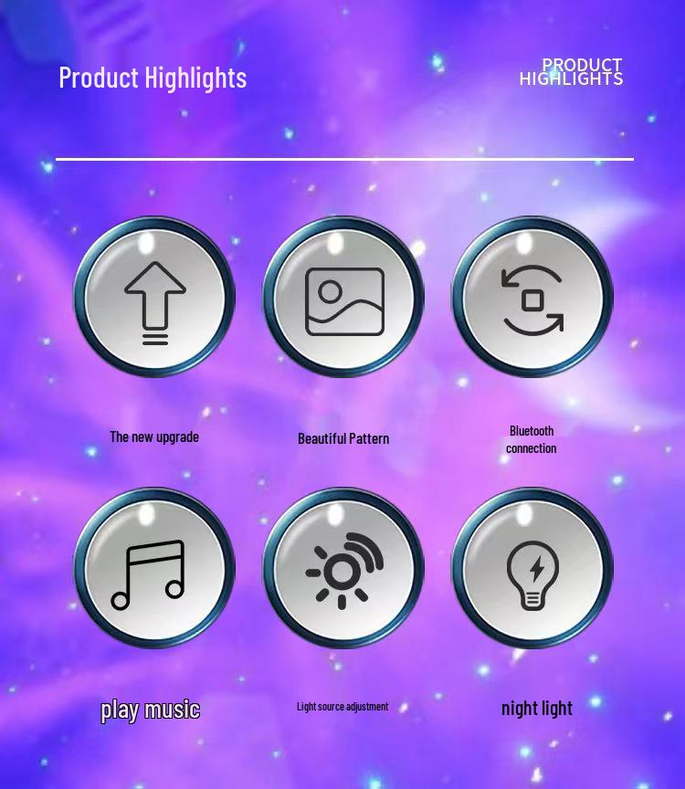 Sternenhimmel Astronaut Bluetooth-Lautsprecher & Projektor mit Superbass