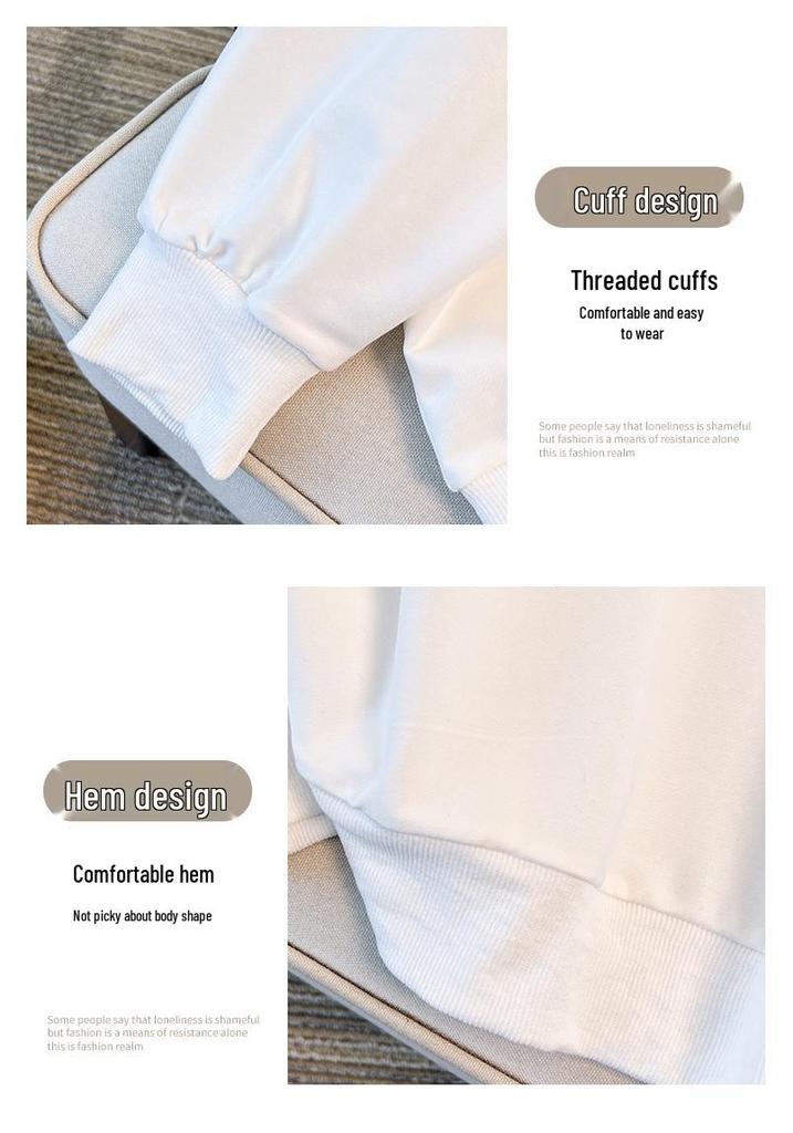 Extra Large 200-350 Jin Loose Autumn Sweatshirt, Bust Sizes 150/160/170-6052