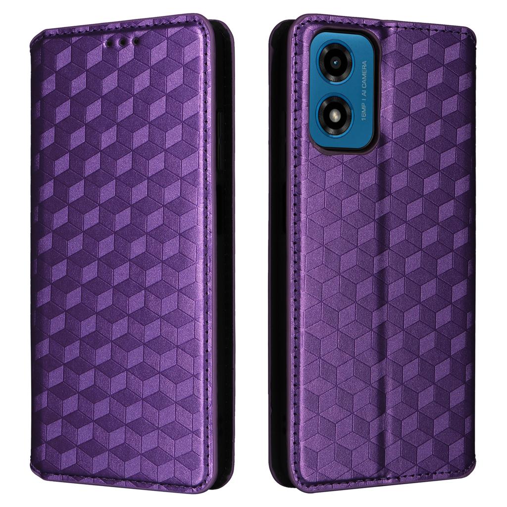 For Motorola Moto G04 4G/G04s 4G/G24 4G/G24 Power/E14 4G Case Leather Flip Wallet Phone Cover