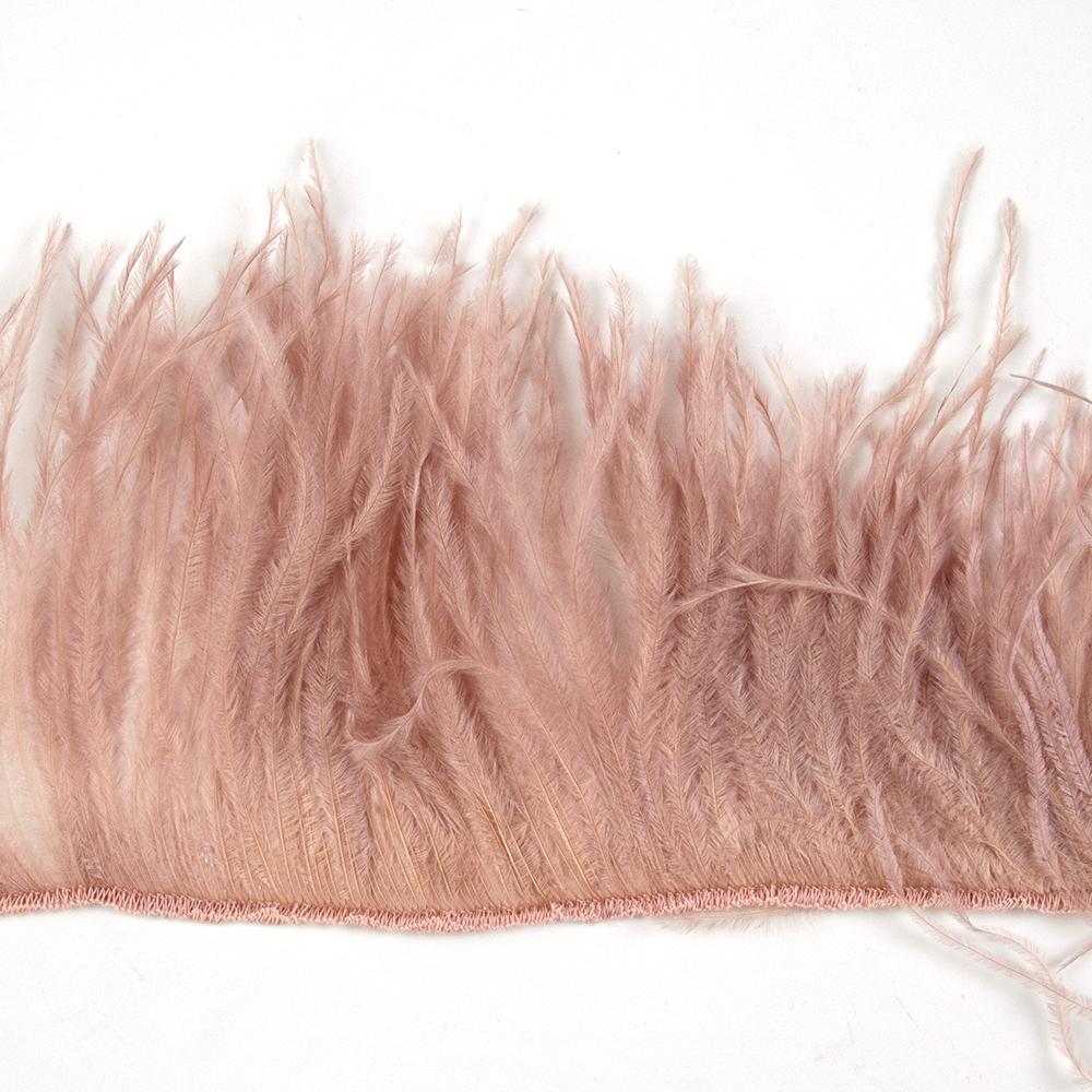 1 Metr Czarny Strusi Piórnik Wysokiej Jakości Dostosowany Piórnik do Sukni na Przyjęcie Weselne Odzieży do Szycia