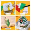 3D Paper Sculpture Calendar 2026 Daily Tear-Off Notepad with Tree House Design Desktop Organizer Decorative Gift for Office Home Use