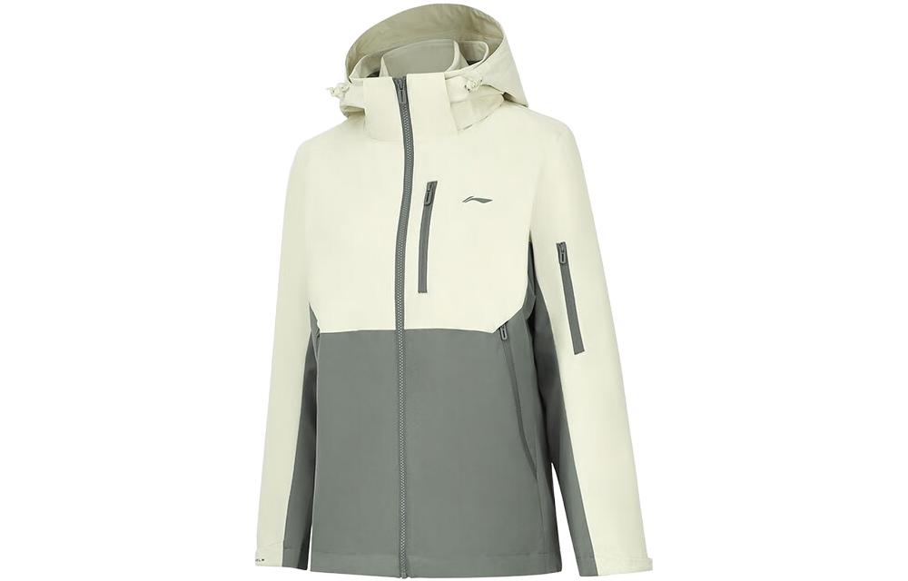 Li Ning Fitness Series Jacket Women s Light Tea Brown Green AWBT014-1 S