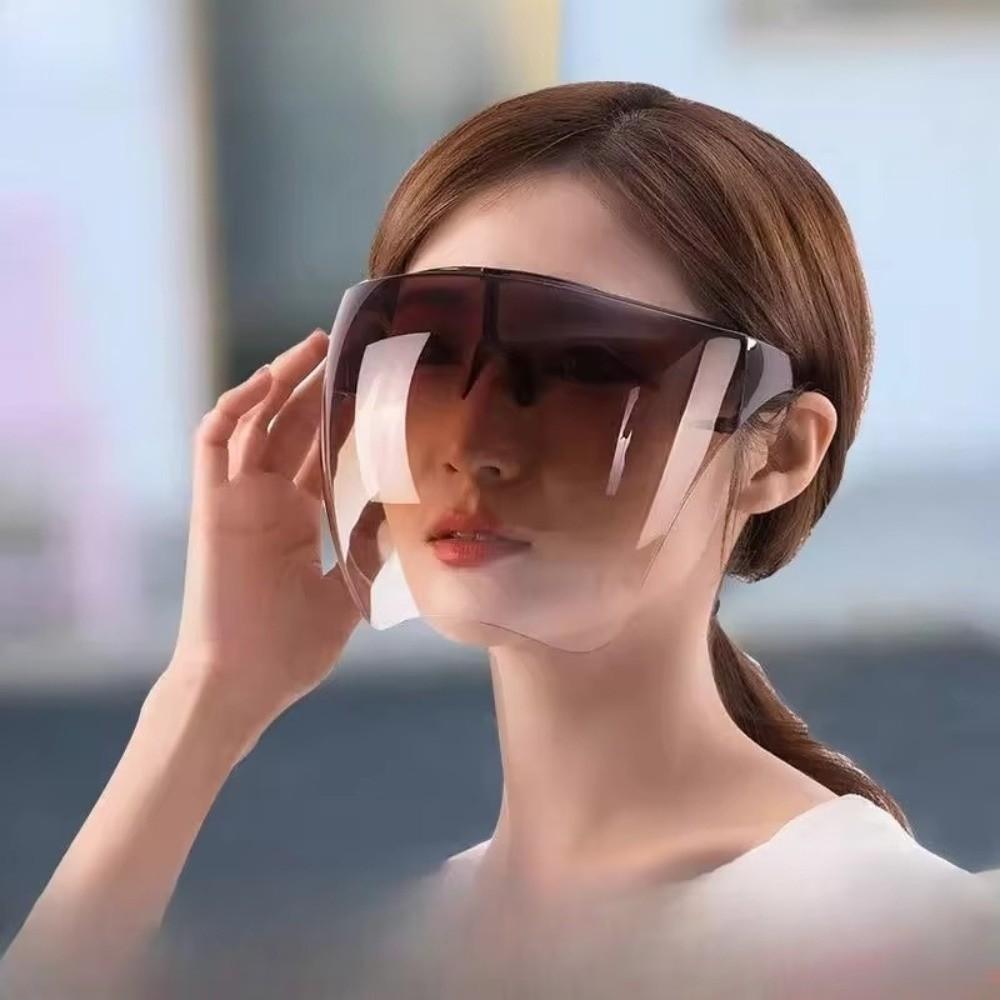 Transparent Full Face Mask Anti Splash Transparency Goggles Protective Face Cover Nail Art Tool