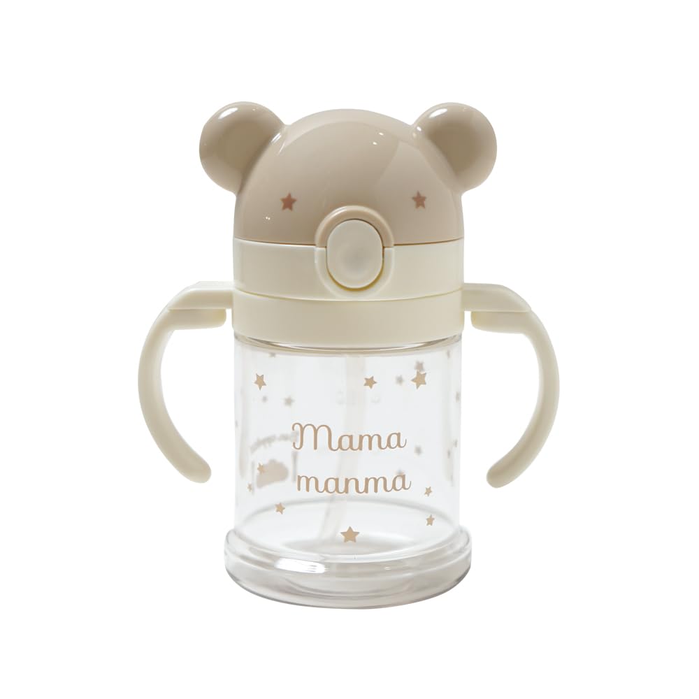 

10mois mamamanma Straw Mug, Beige