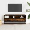 Vidaxl Szafka Pod Telewizor, Przydymiony Dąb, 100X34,5X40 Cm