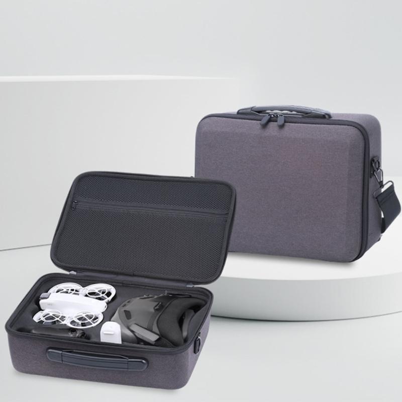Compact Shoulder Strap Bag for Drones Equipment Case Shell with AntiDrop Protections and Easy Access Compartments