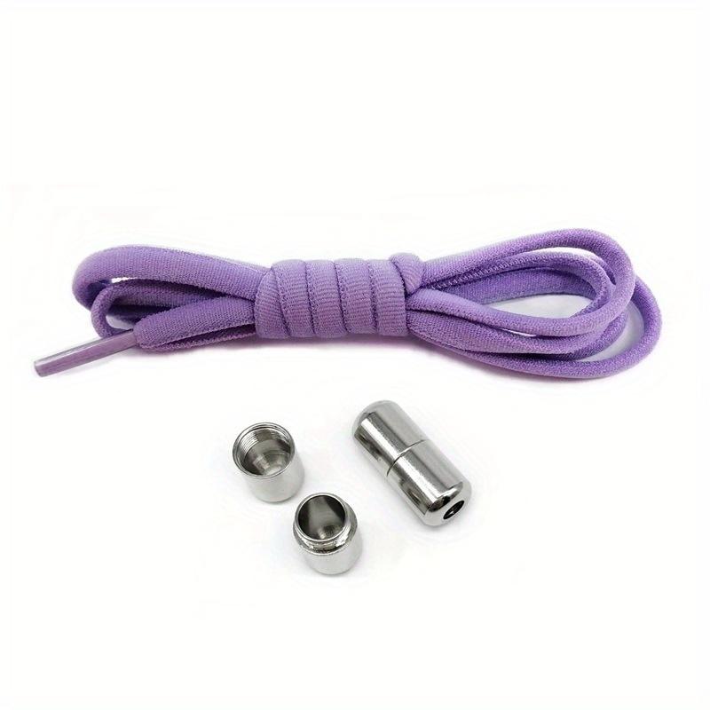 No-Tie Elastic Shoelaces for Sneakers & Skate Shoes - Adjustable, Stylish, Unisex - Secure, Comfortable Fit with Buckles, Spandex Material