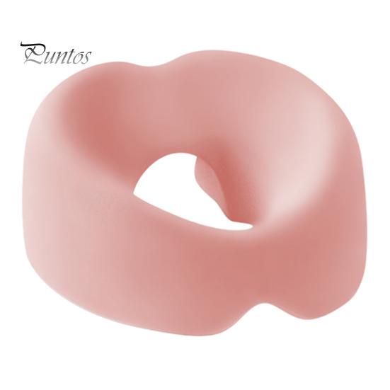 

Подушка с эффектом памяти для салона красоты, противоскользящая подушка для косметических процедур, толстая подушка для лежания лицом вниз, домашний массажный подголовник розовый