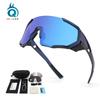Unisex Cycling Sunglasses Outdoor Running Mountain Biking Windproof Polarized Sport Goggles With Interchangeable Lenses