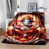 Retro Ganesha Printed Blankets Warm Flannel Blankets Soft and Comfortable Blanket Bed Linings Blankets for Beds Birthday Gift