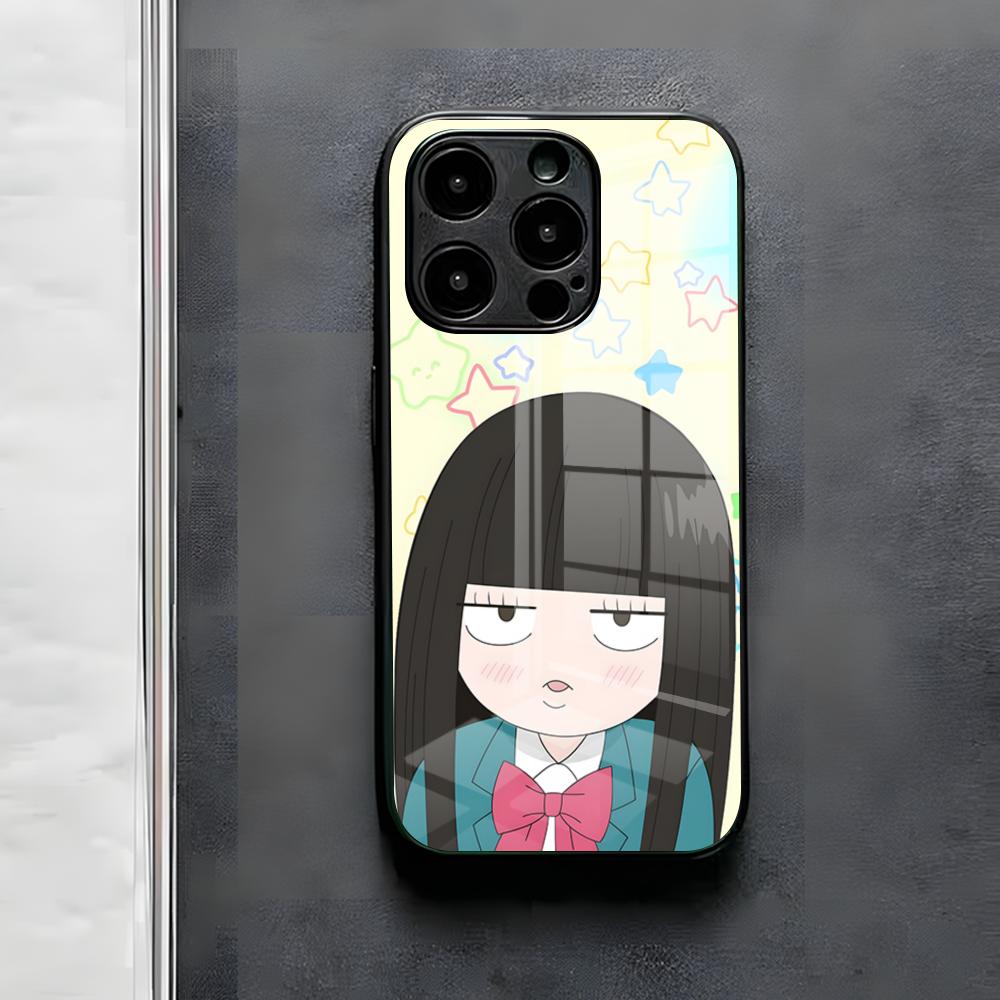 Sawako Phone Case For IPhone 17 Air 16 E Pro Max 15 14 13 Mini 12 Pro 11 Max Plus Black Glass Cover