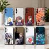 S-Sasaki and P-Peeps Phone Case For Samsung Galaxy A73,A72,A71,A70,A53,A52,A51,Others Soft Black Shell