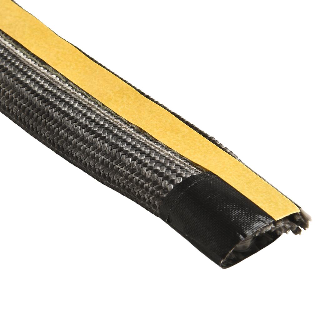 Fiberglass Stove Rope Seal 2m Long with 10mm Flat and Round Shape for Home Stove Oven Fireplace High Temperature Resistant