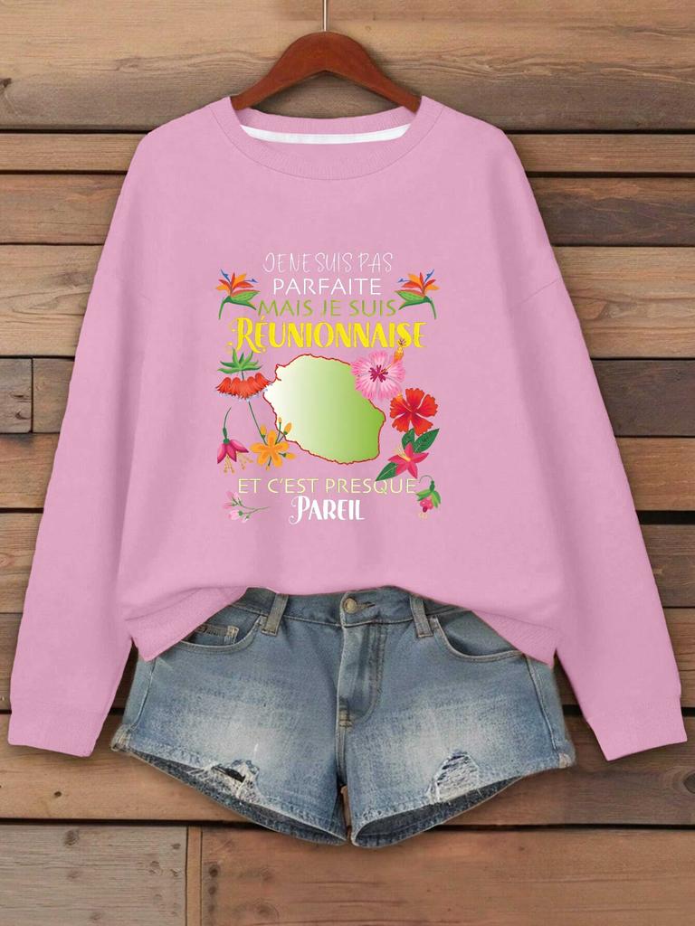 meeting Tropical Reunion Pride quote women's sweatshirts