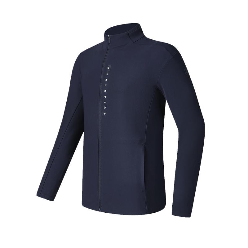 New FILA Athletics Knitted Fabric Long Sleeved Coat Men's A11M421503FNV