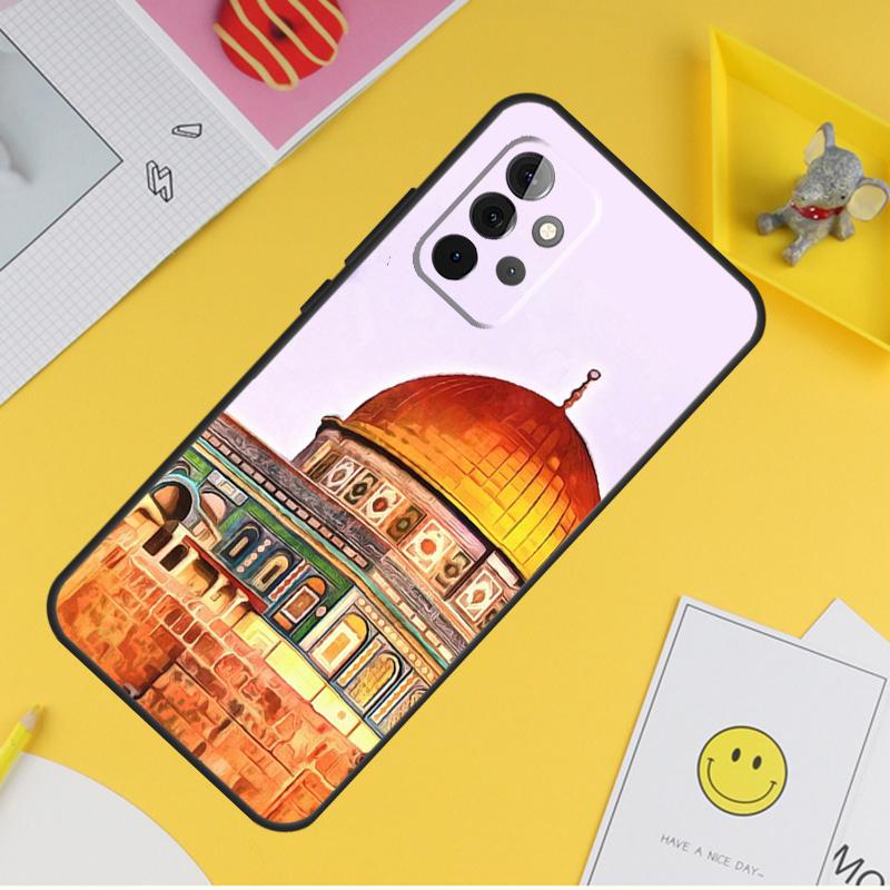 Jerusalem Dome of the Rock Case For Samsung Galaxy A16 A26 A36 A56 A06 A55 A35 A15 A53 A32 A52 A33 A13 A14 A34 A54 A17