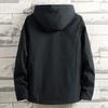 Men's 2022 Korean Style Casual Hooded Jacket - Spring/Autumn Youth Plus Size Trend