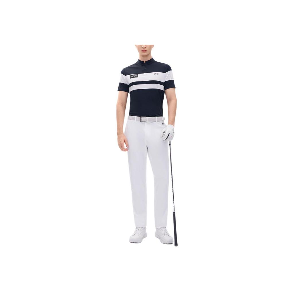 Fila Athletics Solid Logo Golf Outdoor Woven Sports Long Pants Men Pants Jade-White A11M235821F-WT