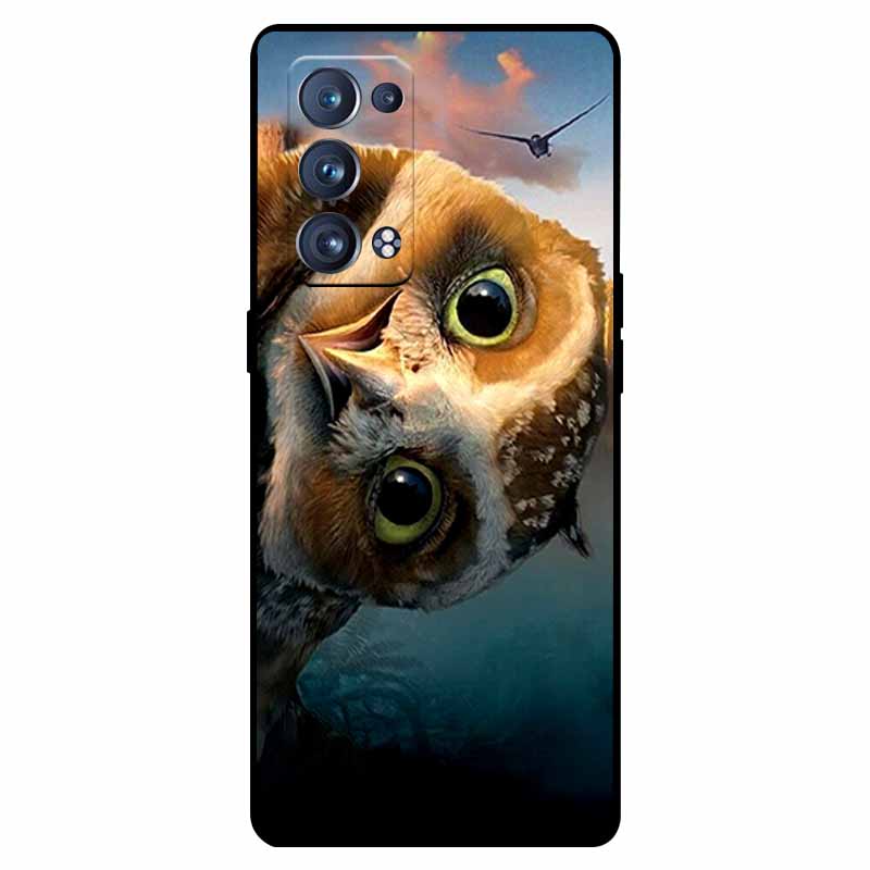 For Oppo Reno 6 Pro 5G Case Snapdragon Shockproof Soft Silicone TPU Back Cover For Oppo Reno 6 Pro CPH2247 Phone Cases Cute Capa