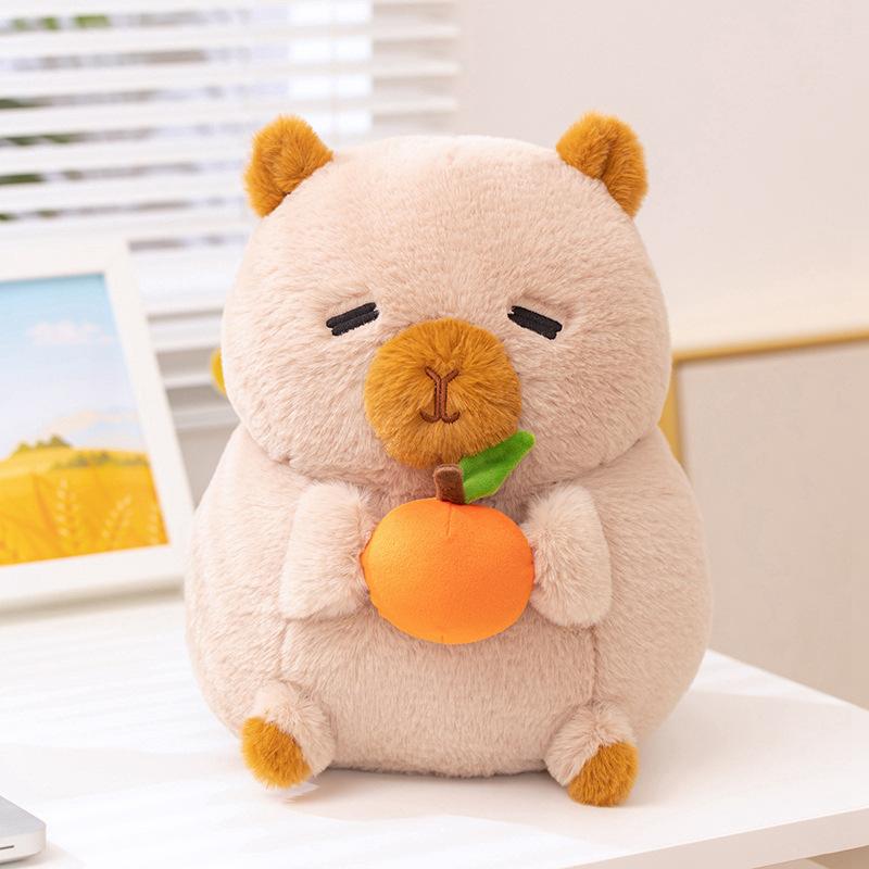 Fatty Capybara Doll Cute Kapibala Plush Toy Doll Girls Pillow Children's Gift Doll