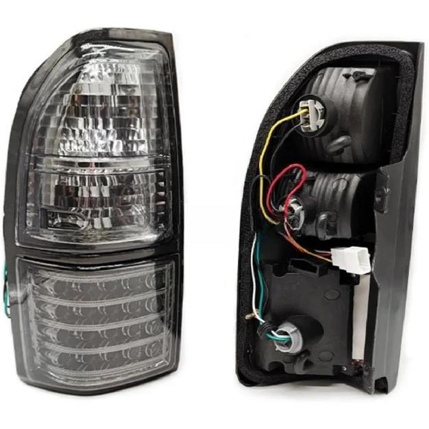 Car Rear LED Light Turn Signal Warning Stop Fog Lamp Tail Light Compatible For Toyota Prado Land Cruiser 90 1997 1998 1999 2000 2001 2002 (Color :