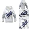 DJ Marshmallow Cosplay Kostüm für Kinder Weiches und bequemes Hoodie-Hosen-Masken-Set