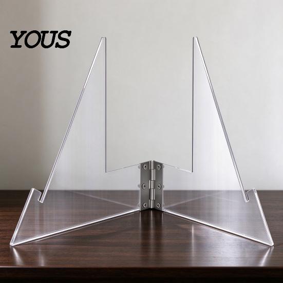 Sports Memorabilia Display Championship Belt Stand, Clear Acrylic Wrestling Storage Solution Holder, Triangular Stable Support Rack for