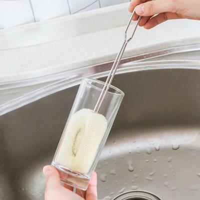 Stainless Steel Bottle Brush, Tumbler, Baby Bottle, Cup Cleaning Brush, and Scrubber