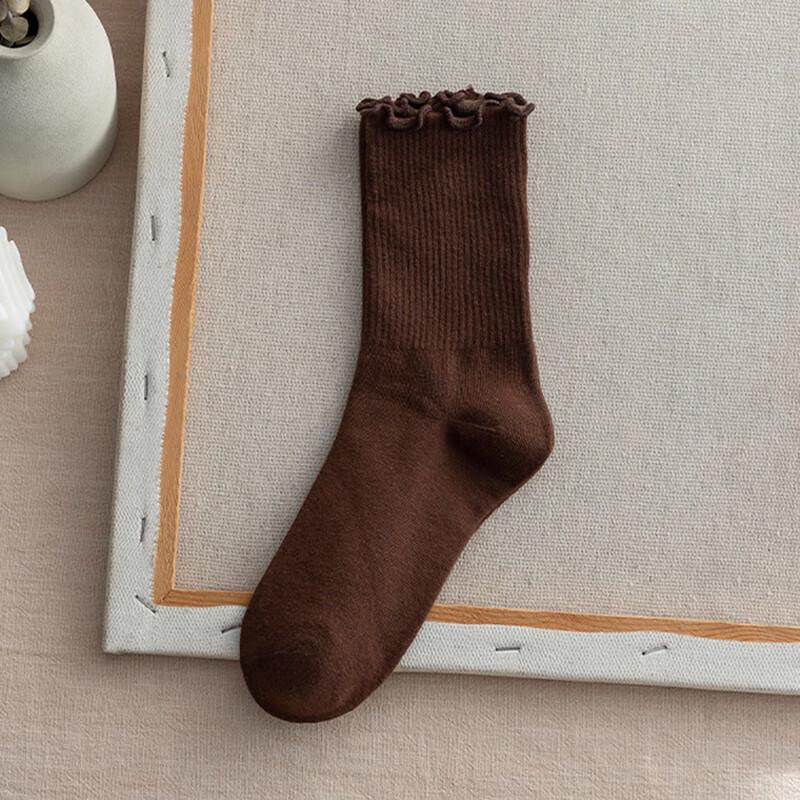 Yishan Yisi Ruffle Lace Ankle Socks