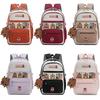 Cartoon Capybara Backpack Casual Style Casual Shoulder Bag Trendy School Bag  Travel