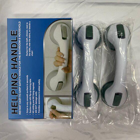 No-Drill Suction Cup Bathroom and Toilet Grab Bar