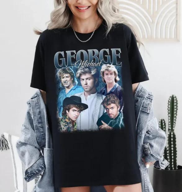 George Michael Vintage Wash T-Shirt 2XL