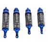 2 Pairs RC Shock Absorber Aluminum Alloy Front Rear Shock Damper Fit for Traxxas Slash 4x4 1 10 Scale RC Crawler Red