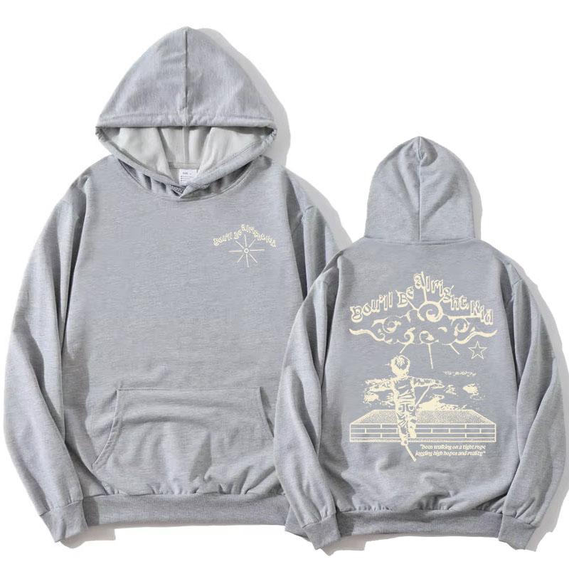 Alex Warren Alles wird gut, Kleiner Kapuzenpullover Mode Langarm Kapuzenpullover Lässiges Design Grafikdruck Pullover Unisex