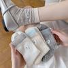Boneless Love Embroidered Socks, Mid-Leg Socks, Thin Cotton Trendy Korean Bow Stockings