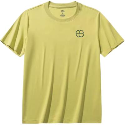 Anta X Super Plant Collaboration Lifestyle Series Sport Casual Simple Solid Color Round Neck Pullover Printed Letter Short Sleeve T-Shirt 962528106-2