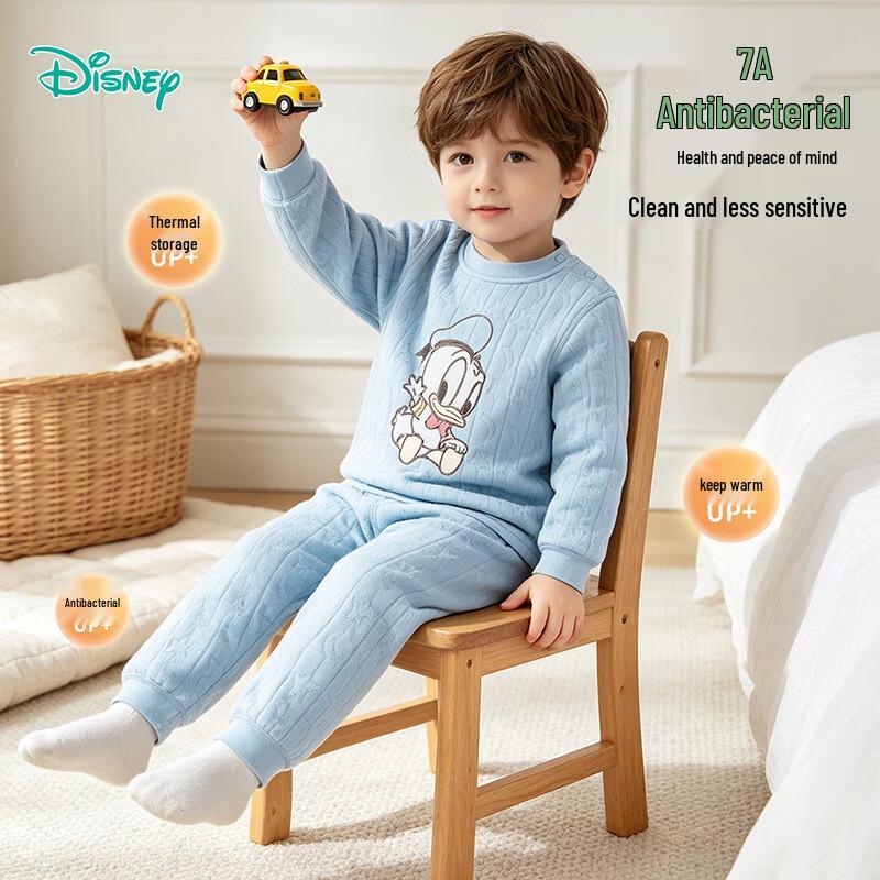 Disney Kids' Quilted Warm Pajama Set