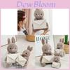 Envelope Bunny Plush Toy With Soft Short Pile For Baby Sleep And Gift Giving