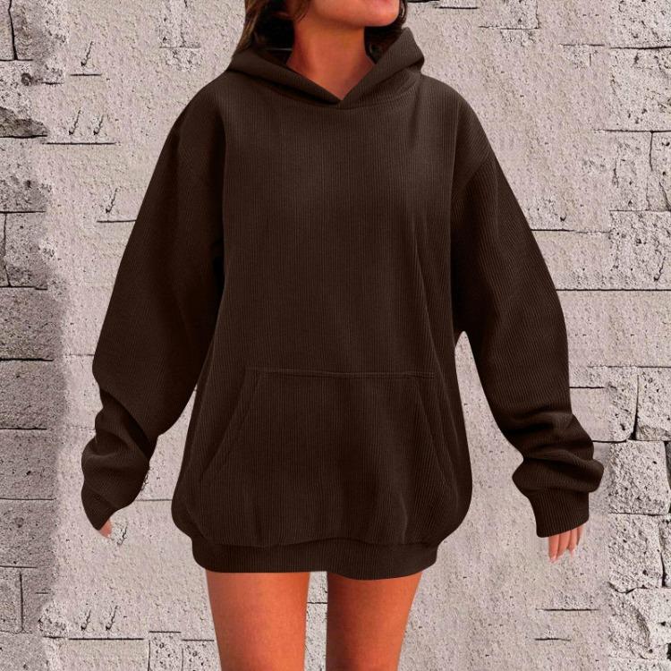 Oversized Fleece Hoodies For Women Long Sleeve Pullover Sweatshirts With Pocket