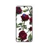 Černé TPU pouzdro pro Samsung Galaxy A50 50S A30S A10 A01 A11 A21S A31 A41 A51 A71 M21 M30S S10 LITE Červený motýl na květu růže