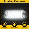 2X LED Car Interior Roof Light Ceiling Dome For Lamp RV Camper Trailer Truck