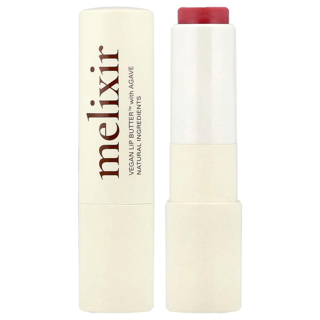 melixir Vegan Lip Butter™ with Agave, 05 Dewy Rose, 3.9 G (0.13 Oz)